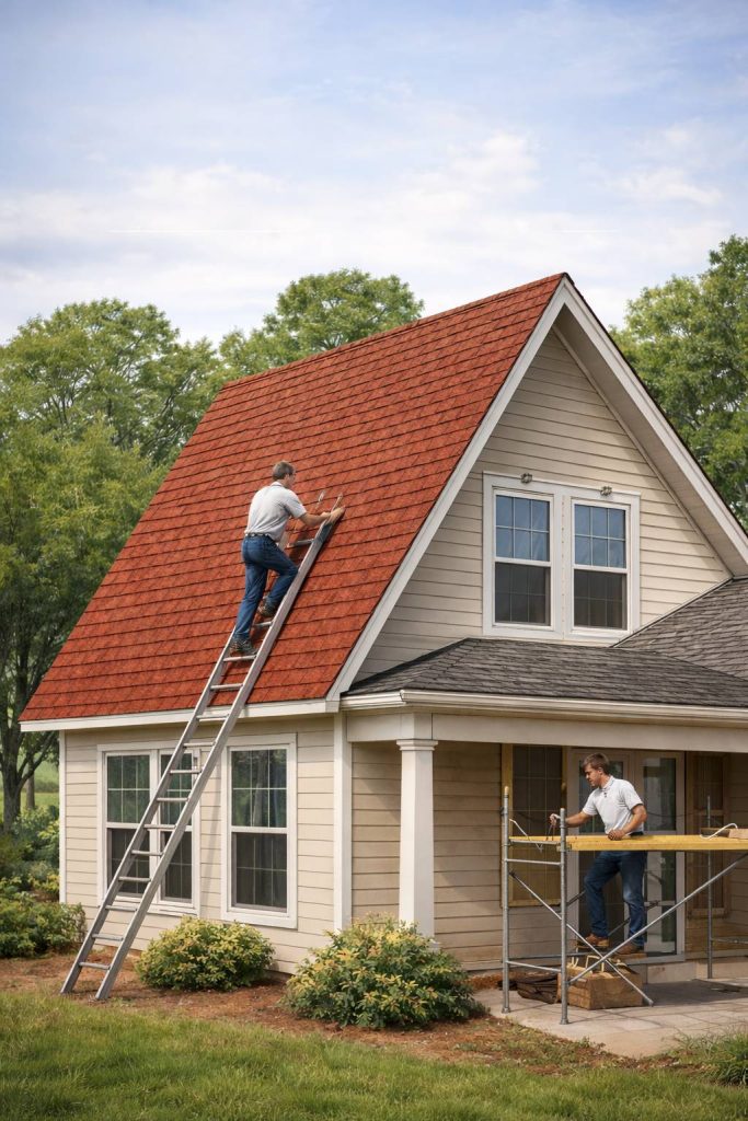 The Near-Vertical Lower Slope, When a Roof Behaves Like a Wall