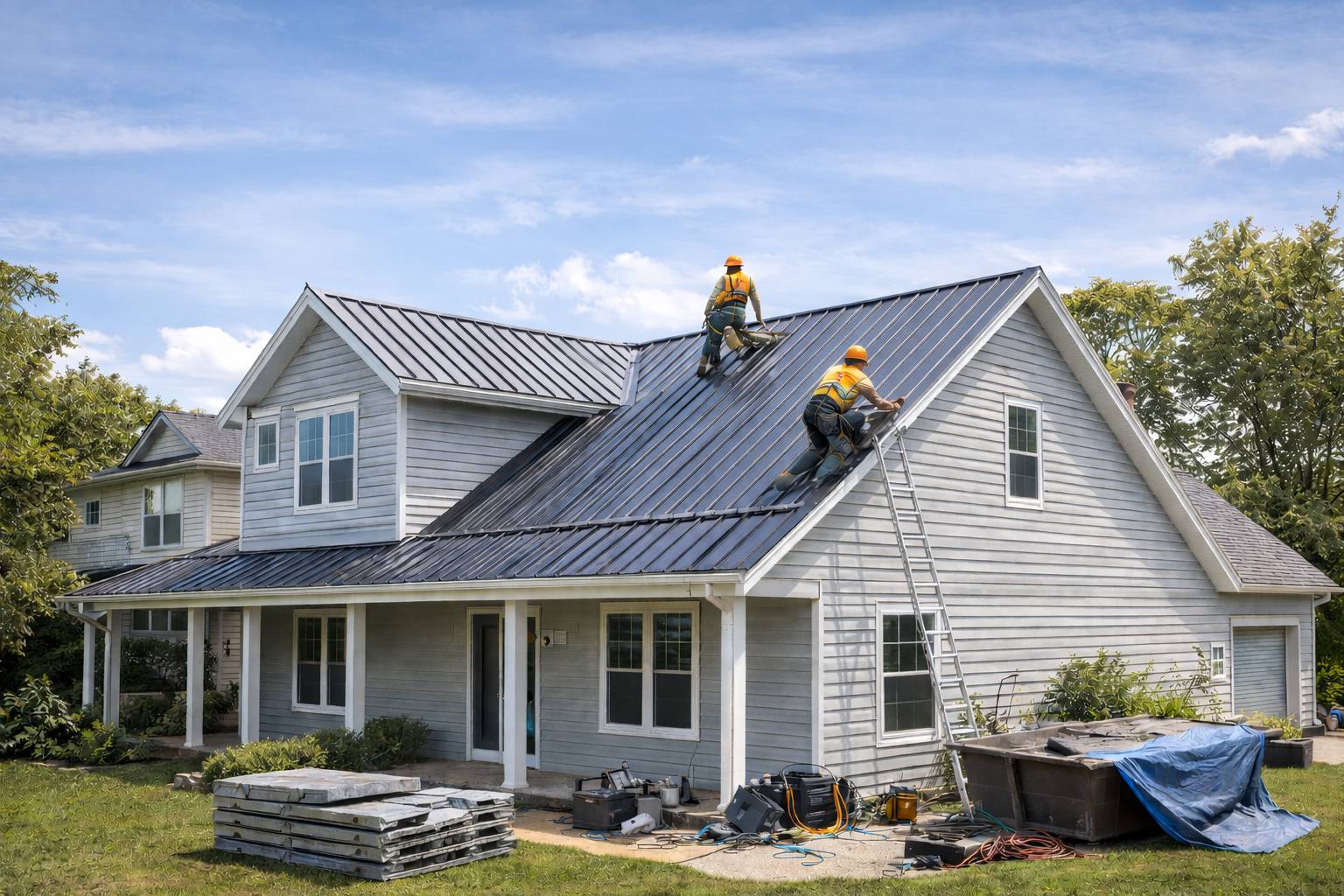 Metal Roofing Service Areas From Our Denham Springs Office