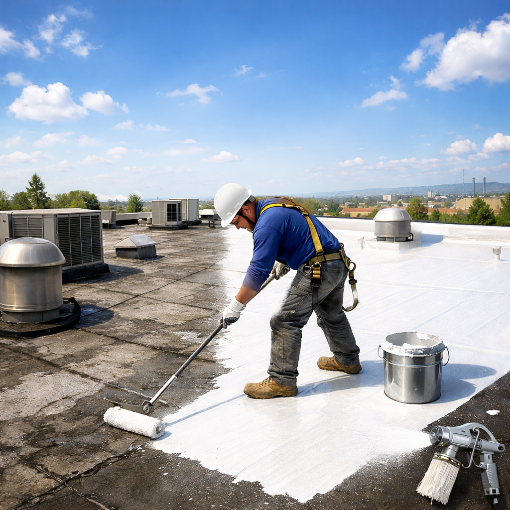 Roof Coating Service Areas From Our Denham Springs Office