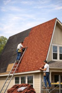 Shingle Selection and Installation on Near-Vertical Mansard Slopes