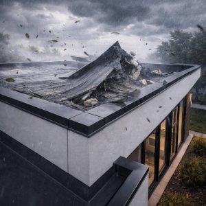 Hurricane and Storm Wind Uplift, The Flat Roof's Aerodynamic Exposure
